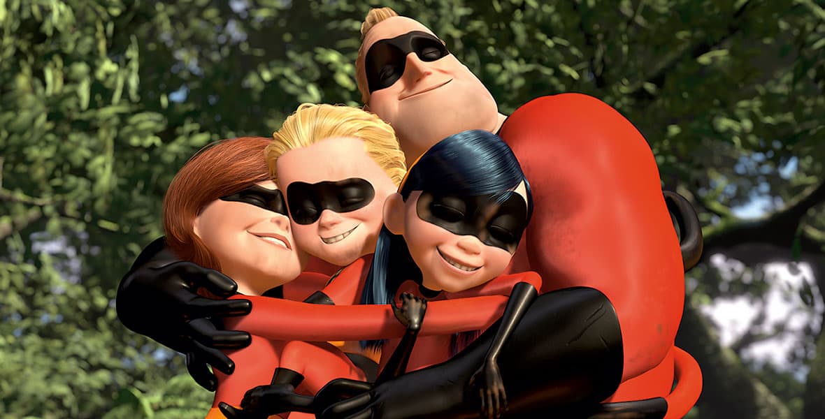 What is the message behind The Incredibles?