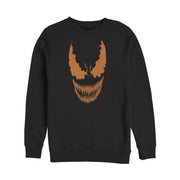 Men's Marvel Halloween Venom Scary Face Costume  Adult Sweatshirt