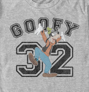 Men's Mickey & Friends Goofy 52 Collegiate  Adult T-Shirt