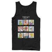 Men's The Muppets Mood Chart  Adult Tank Top