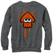 Men's Nintendo Splatoon Orange Inkling Squid  Adult Sweatshirt