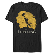 Men's Lion King Pride Rock Silhouette  Adult T-Shirt