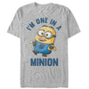 Men's Despicable Me I'm One in Minion  Adult T-Shirt