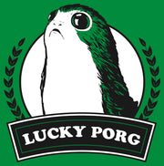 Men's Star Wars St. Patrick's Day Lucky Porg  Adult T-Shirt