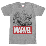 Men's Marvel Heroes Classic Logo  Adult T-Shirt