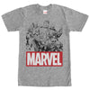 Men's Marvel Heroes Classic Logo  Adult T-Shirt