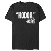 Men's Game of Thrones Honor Quote  Adult T-Shirt