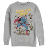 Men's Superman Come At Me Bro  Adult Sweatshirt