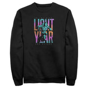 Men's Lightyear Colorful Logo  Adult Sweatshirt