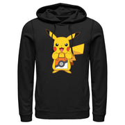 Men's Pokemon Halloween Trick or Treat Pikachu  Adult Pull Over Hoodie