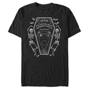 Men's Ouija Halloween Coffin  Adult T-Shirt