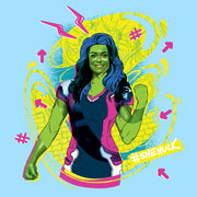 Men's She-Hulk: Attorney at Law Real Life Vs Cartoon  Adult T-Shirt