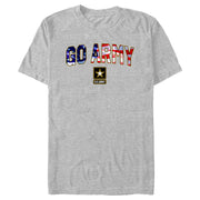 Men's US Army Go Army Patriotic Logo  Adult T-Shirt