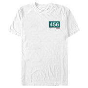 Men's Squid Game 456 Patch  Adult T-Shirt