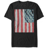 Men's Lost Gods Fourth of July  Waving American Flag  Adult T-Shirt