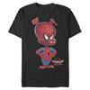 Men's Marvel Spider-Man: Into the Spider-Verse Spider-Ham Portrait  Adult T-Shirt