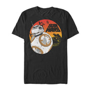 Men's Star Wars The Last Jedi BB-8 Sunset  Adult T-Shirt