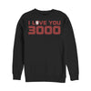 Men's Marvel Love You 3000 Stark Helmet  Adult Sweatshirt