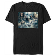 Men's The Hobbit: The Battle of the Five Armies Battle Scene  Adult T-Shirt