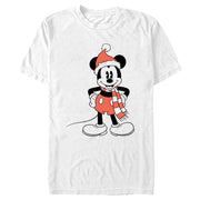 Men's Mickey & Friends Santa Claus Mousey  Adult T-Shirt