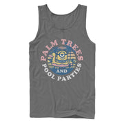 Men's Despicable Me Minion Pool Party  Adult Tank Top