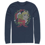 Men's The Muppets Kermy and Piggy  Adult Long Sleeve Shirt