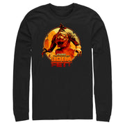 Men's Star Wars: The Book of Boba Fett Riding the Rancor  Adult Long Sleeve Shirt