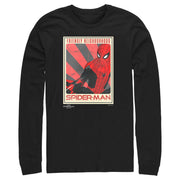 Men's Marvel Spider-Man: No Way Home Friendly Neighborhood Poster  Adult Long Sleeve Shirt