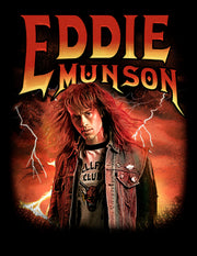 Men's Stranger Things Eddie Munson Metalhead  Adult T-Shirt