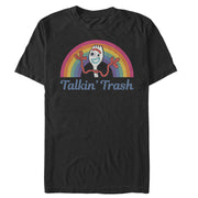 Men's Toy Story Forky Talkin' Trash Rainbow  Adult T-Shirt