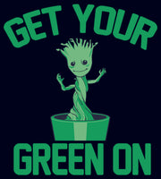 Men's Marvel Baby Groot St. Patrick's Day Get Your Green On  Adult T-Shirt