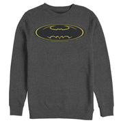 Men's Batman Logo Modern Wing  Adult Sweatshirt