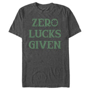 Men's Lost Gods St. Patrick's Day Zero Lucks Given  Adult T-Shirt