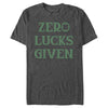 Men's Lost Gods St. Patrick's Day Zero Lucks Given  Adult T-Shirt