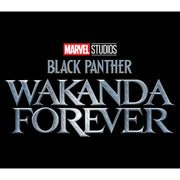 Men's Marvel: Black Panther: Wakanda Forever Metallic Movie Logo  Adult T-Shirt