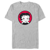 Men's Betty Boop Red Circle Betty  Adult T-Shirt