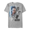 Men's Star Wars The Last Jedi Rey Rebel Collage  Adult T-Shirt