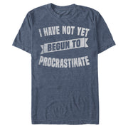 Men's Lost Gods Not Yet Begun To Procrastinate  Adult T-Shirt