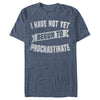 Men's Lost Gods Not Yet Begun To Procrastinate  Adult T-Shirt