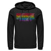 Men's Stranger Things Sparkling Rainbow Logo  Adult Pull Over Hoodie