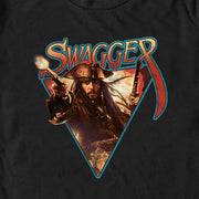 Men's Pirates of the Caribbean: Curse of the Black Pearl Jack Sparrow Swagger  Adult T-Shirt