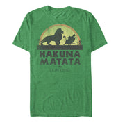 Men's Lion King Hakuna Matata Sunset Strut  Adult T-Shirt