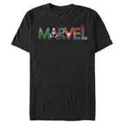 Men's Marvel Logo Hero Font  Adult T-Shirt