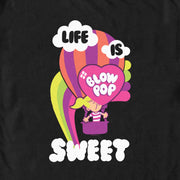 Men's Blow Pop Life is Sweet Balloon  Adult T-Shirt