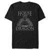 Men's Game of Thrones: House of the Dragon Iron Throne Logo  Adult T-Shirt