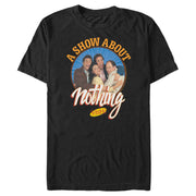 Men's Seinfeld A Show About Nothing Photo  Adult T-Shirt