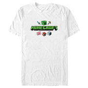 Men's Minecraft Icons Logo  Adult T-Shirt