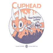 Men's Cuphead Don't Deal With the Devil Mugman and Cuphead Run  Adult T-Shirt