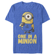 Men's Despicable Me Minions One In A Minion  Adult T-Shirt