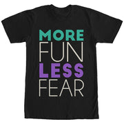 Women's CHIN UP More Fun Less Fear  Adult Boyfriend Tee